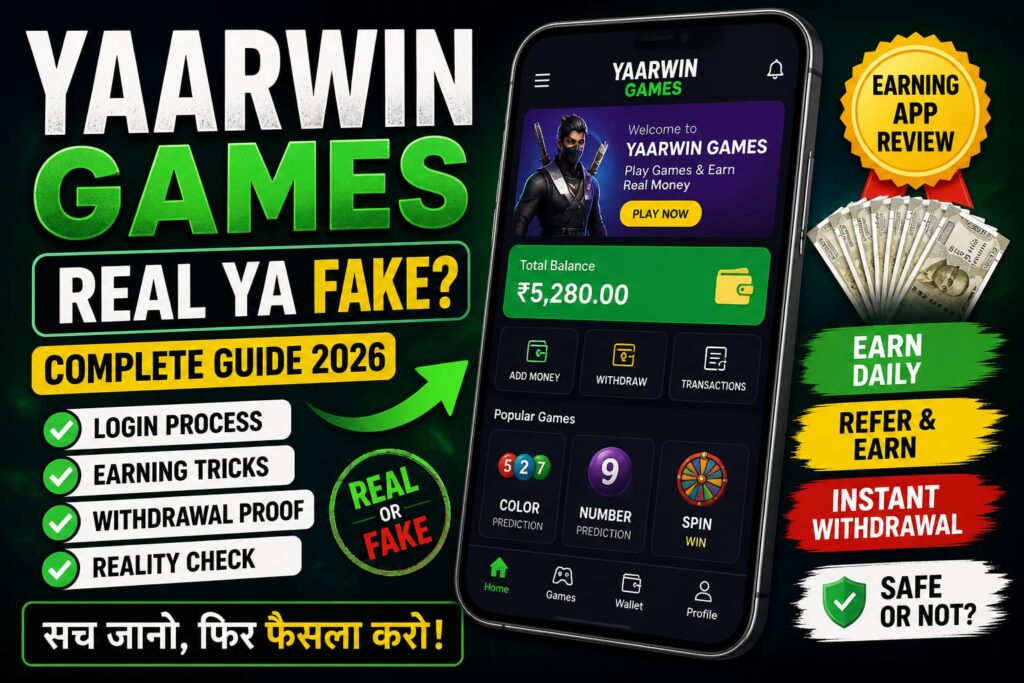 YaarWin Game App Download APK Latest Version 2026