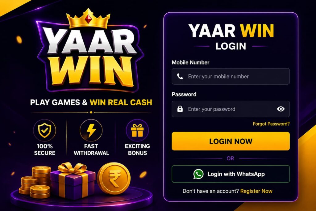 Yaar Win Game Login